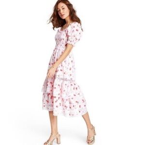 LOVE SHACK FANCY x Target Cosette Floral Puff
Sleeve Maxi Dress Size Medium